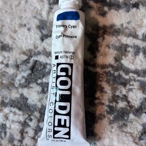 Golden Primary Cyan Artist Paint